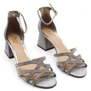 Jewel Badgley Mischka Fidelia Evening Sandals (Size 9.5)